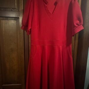 Elegant Red Women's Dress